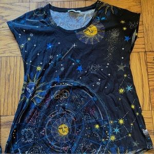 NWOT Johnny Was Astrology pajama set XS